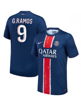 Billige Paris Saint-Germain Goncalo Ramos #9 Hjemmedrakt 2024-25 Kortermet